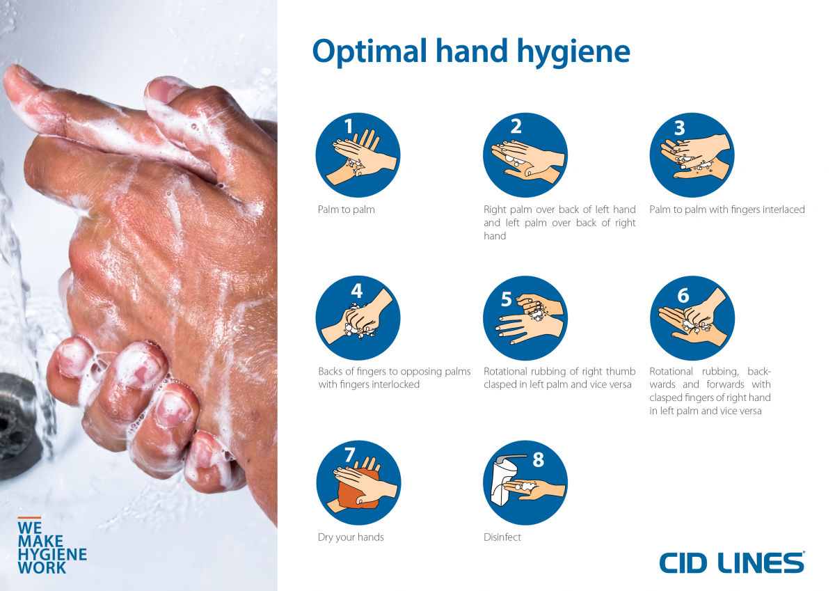 hand washing instructions