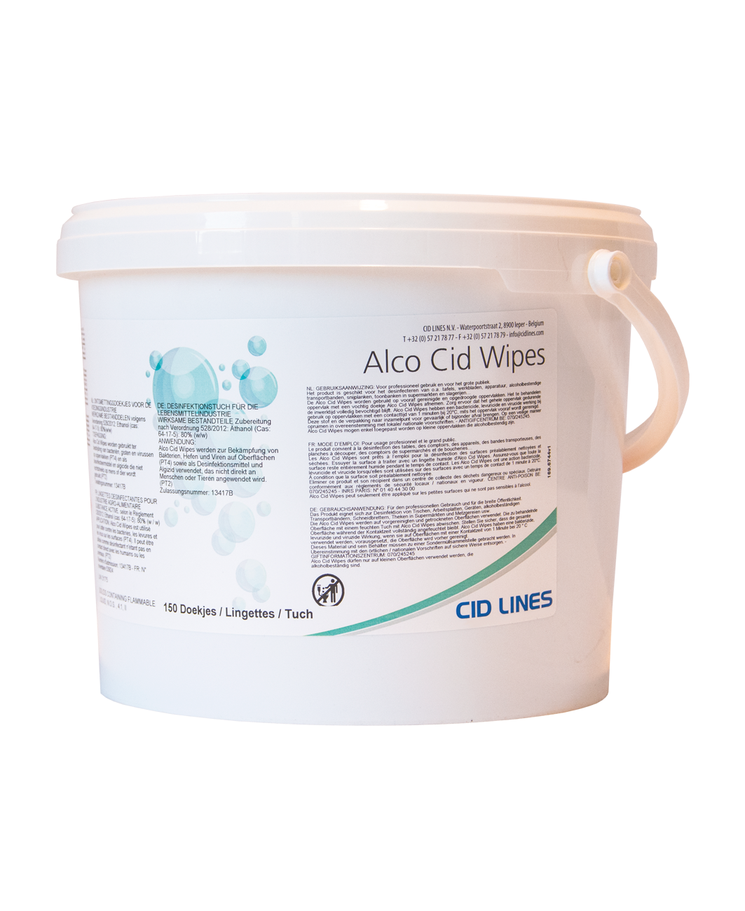 Alco Cid wipes: wipe away your worries!